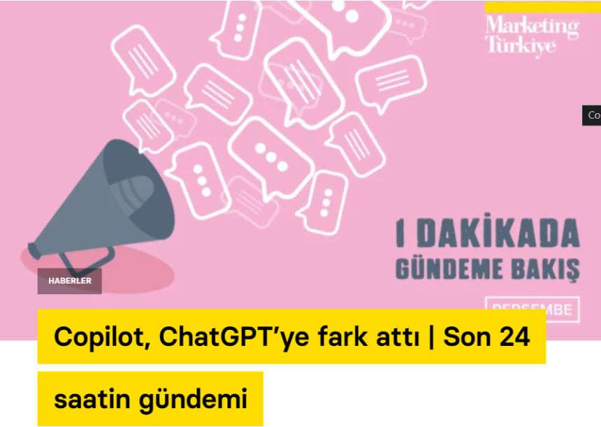 Copilot, ChatGPT’ye fark attı