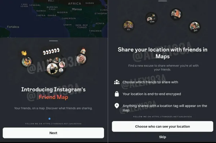 Instagram, Yeni Bir ‘Arkadaş Haritası’ Canlı Konum Gösterimini Deneyiyor